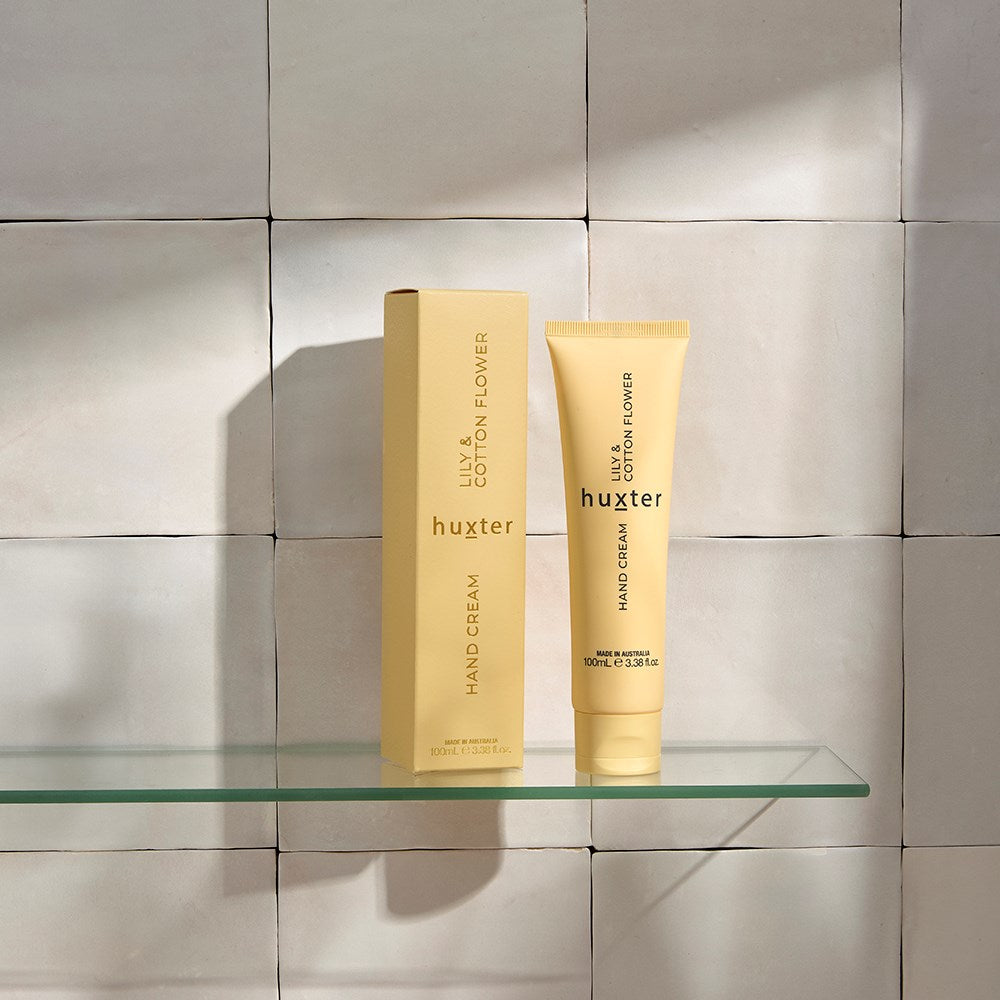 HAND CREAM 35ML BOXED - YELLOW - LILY & COTTON FLOWER