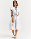 BETTY BASICS - MARI DRESS WHITE