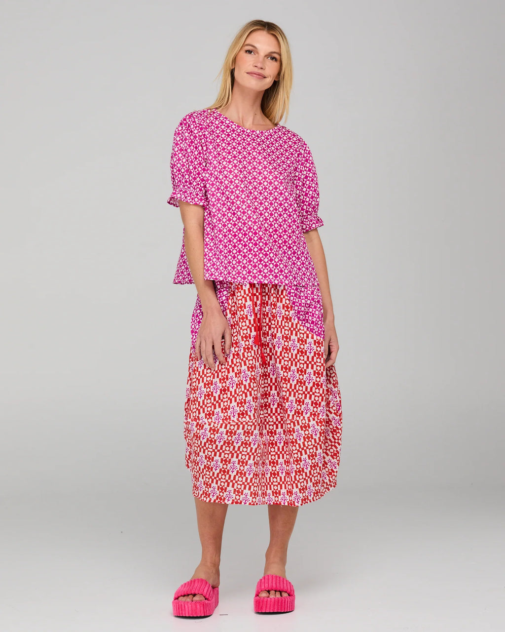 BOOM SHANKAR GURU SKIRT - SPLICED NAPLES  SS26