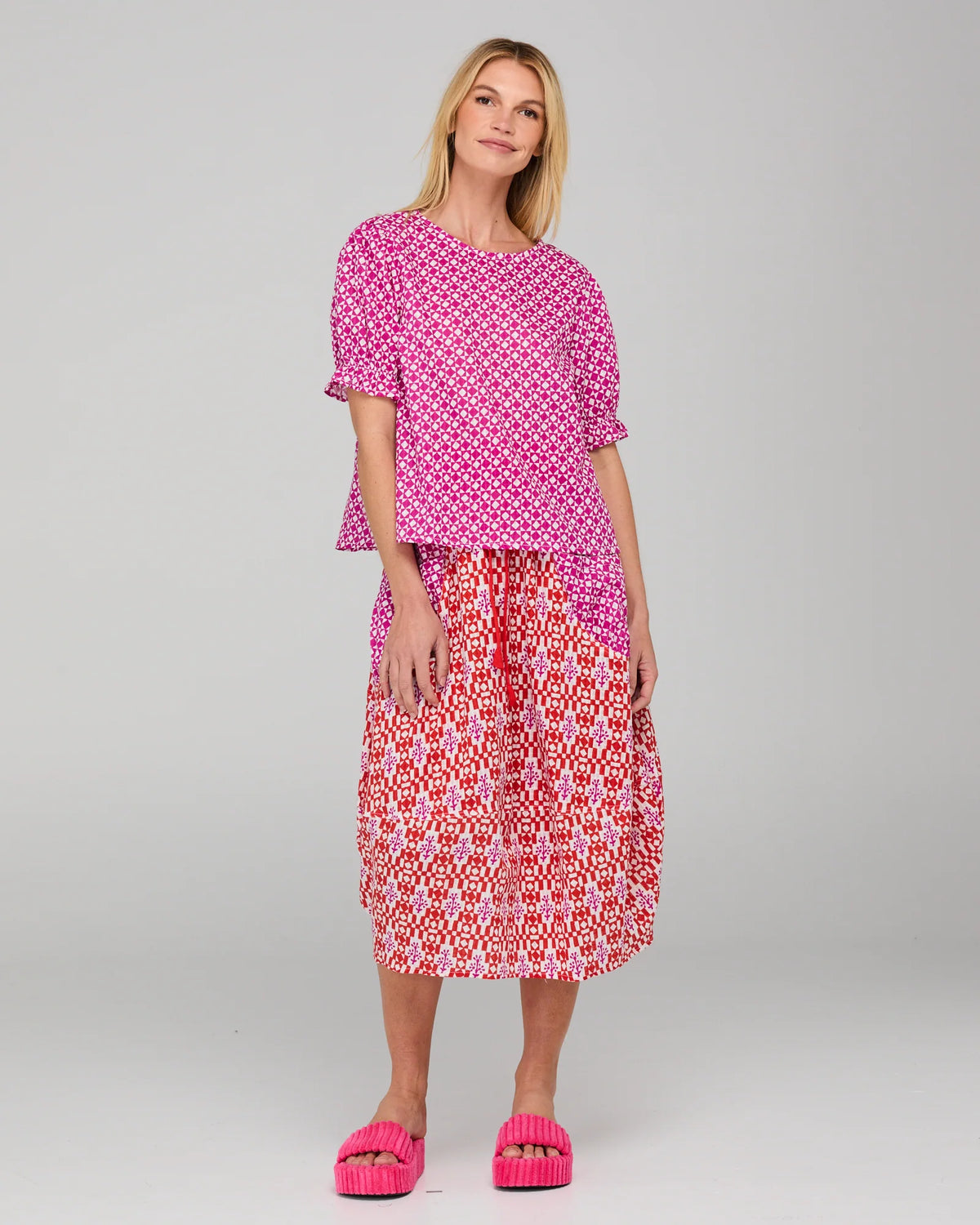 BOOM SHANKAR GURU SKIRT - SPLICED NAPLES  SS26