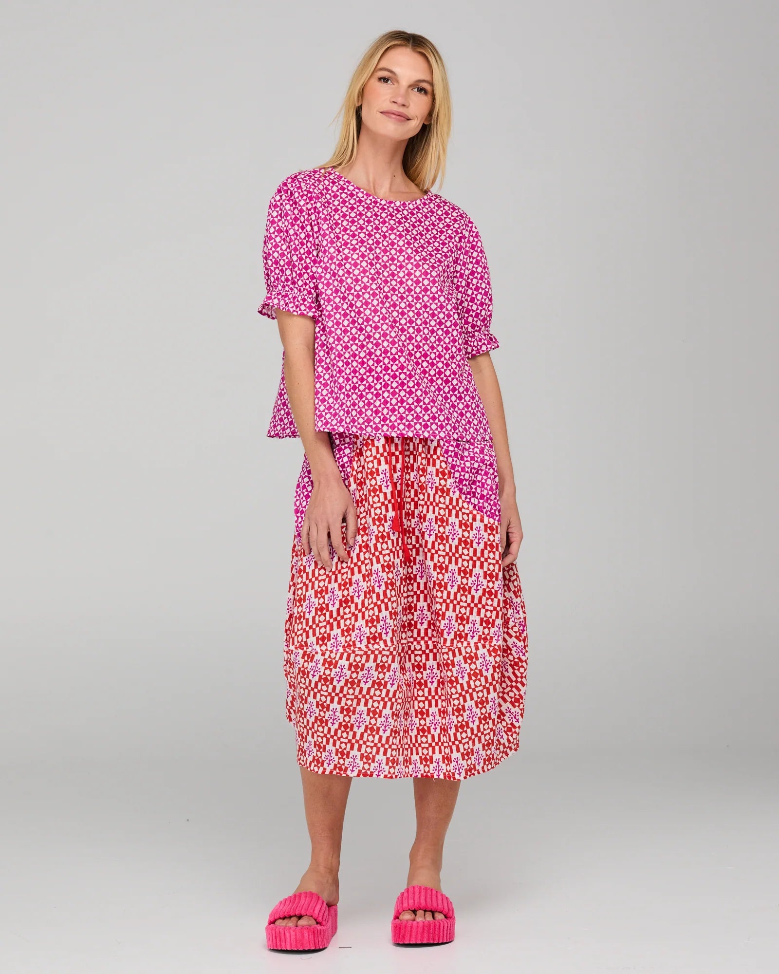BOOM SHANKAR GURU SKIRT - SPLICED NAPLES  SS26