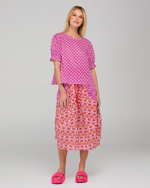 BOOM SHANKAR GURU SKIRT - SPLICED NAPLES  SS26