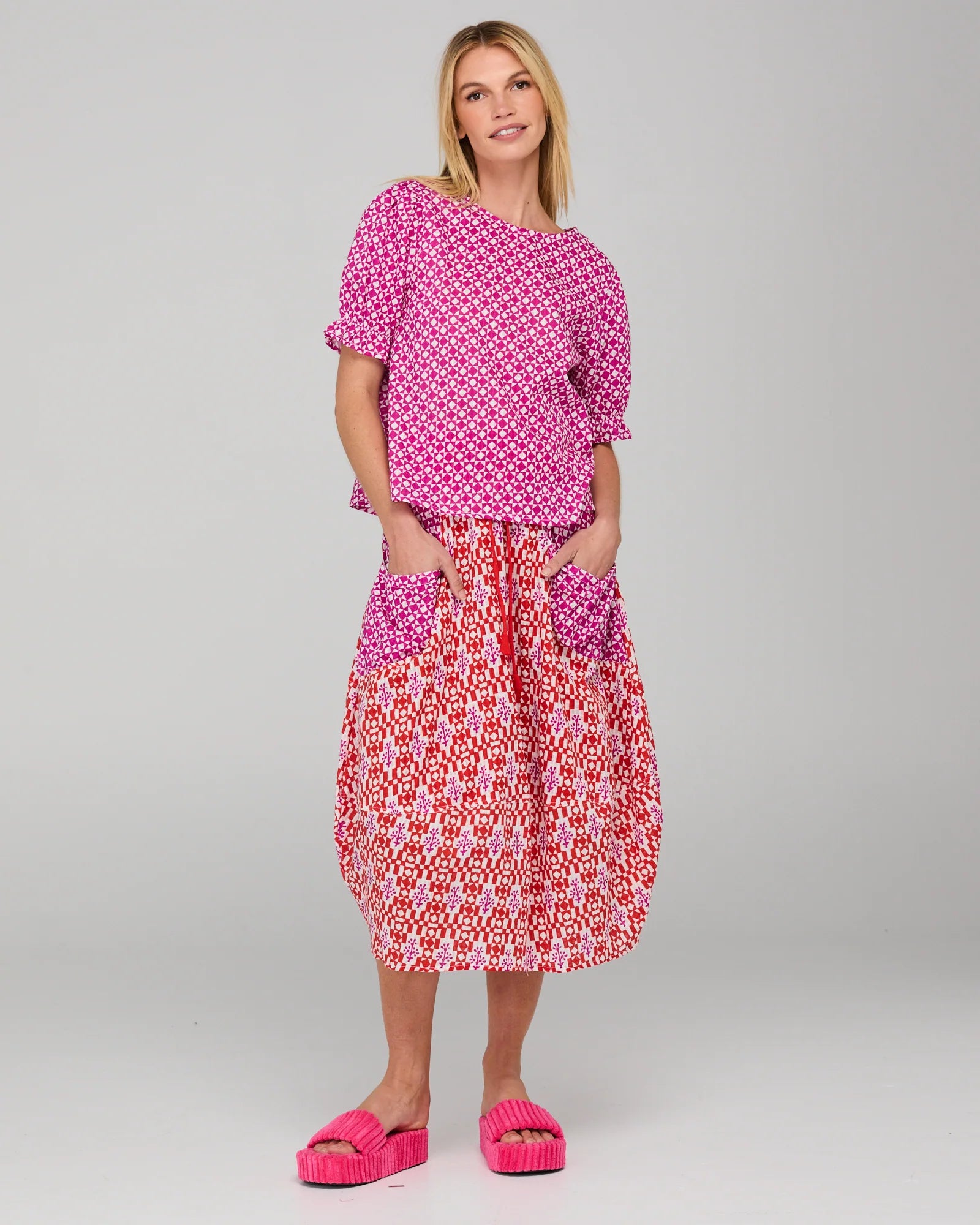 BOOM SHANKAR GURU SKIRT - SPLICED NAPLES  SS26