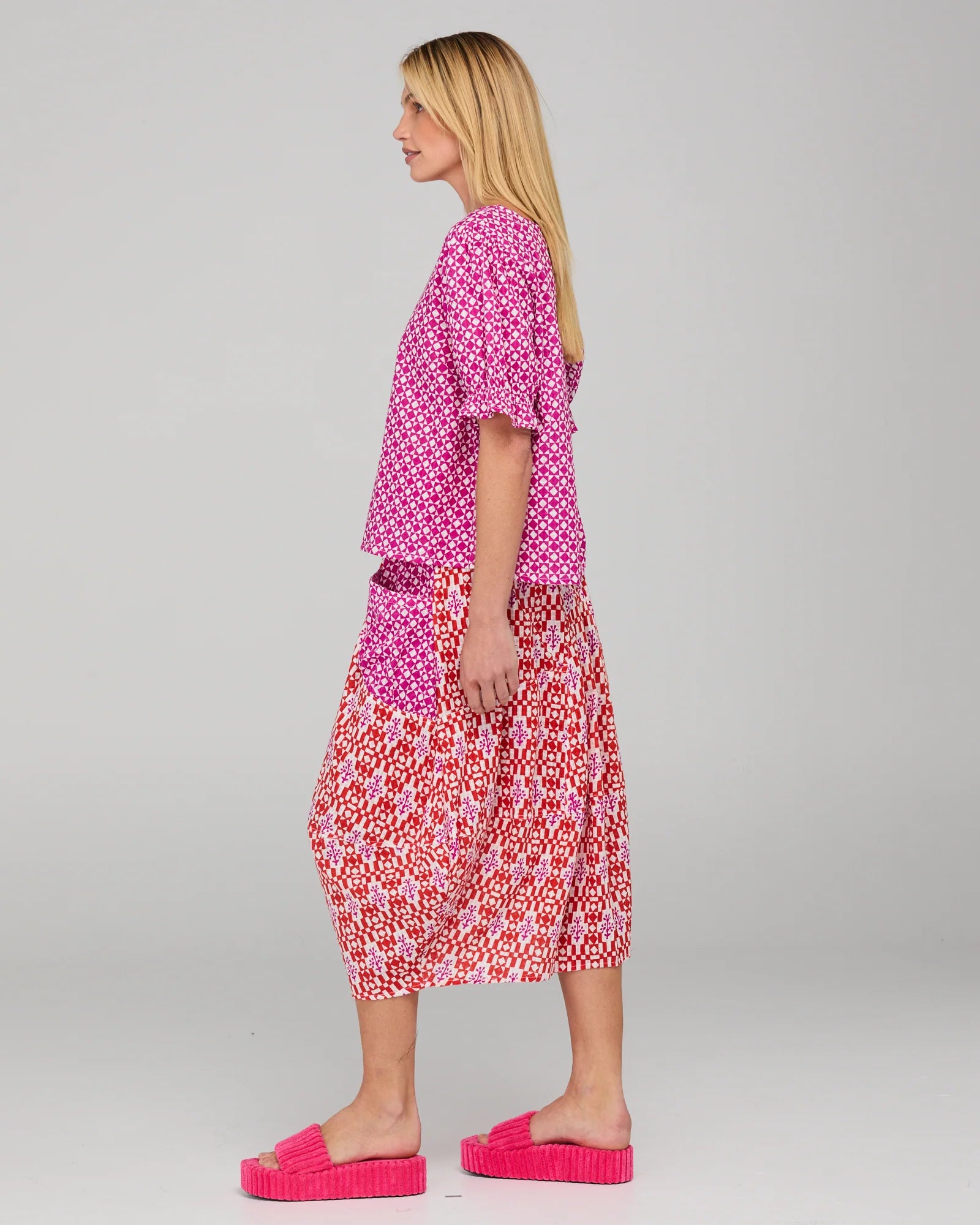 BOOM SHANKAR GURU SKIRT - SPLICED NAPLES  SS26