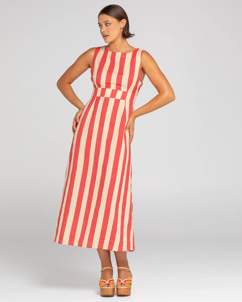 COLADA DRESS - KAIA STRIPE - BOOM SHANKAR - SS25
