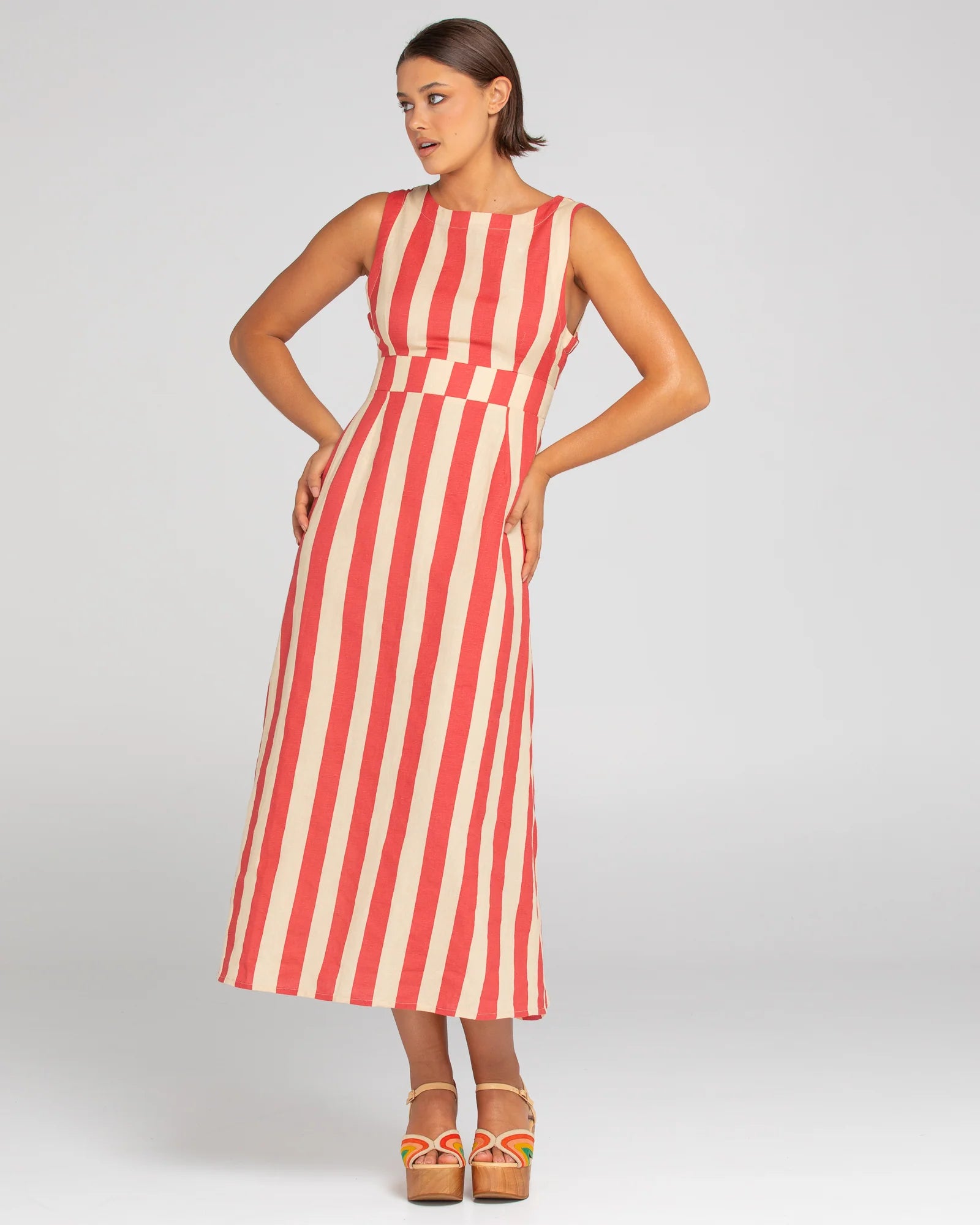 COLADA DRESS - KAIA STRIPE - BOOM SHANKAR - SS25