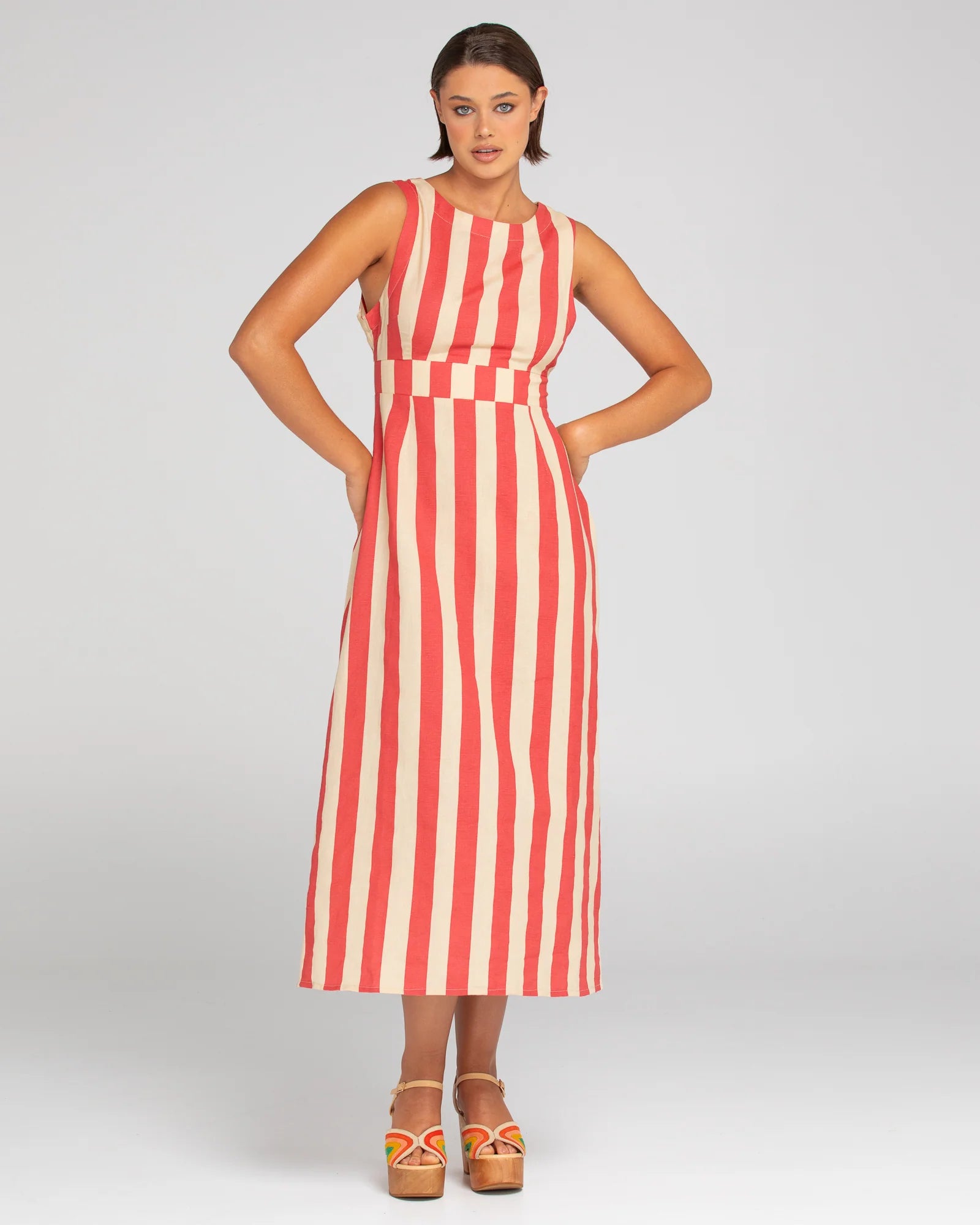 COLADA DRESS - KAIA STRIPE - BOOM SHANKAR - SS25