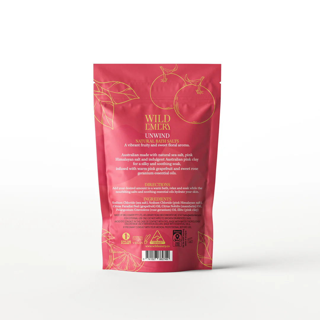 UNWIND NATURAL BATH SALTS