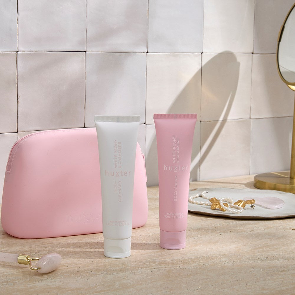 BODY CARE GIFT SET - PINK - WHITE PEONY & CASHMERE