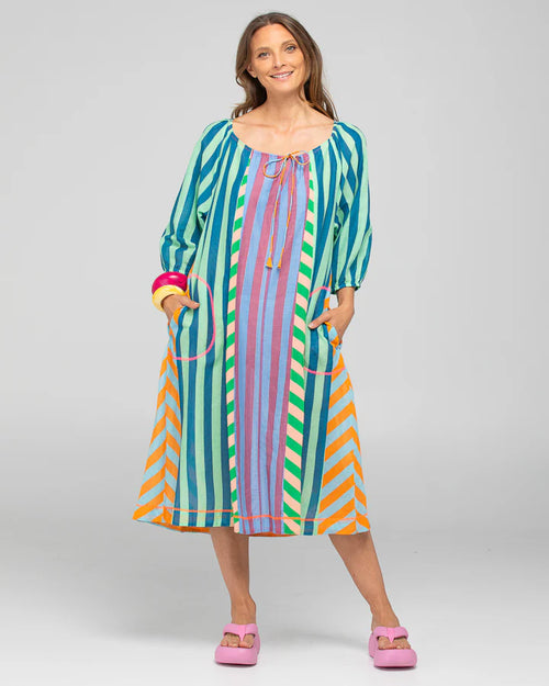 BOOM SHANKAR LUCIA DRESS - CAPRI SPLICED - SS26