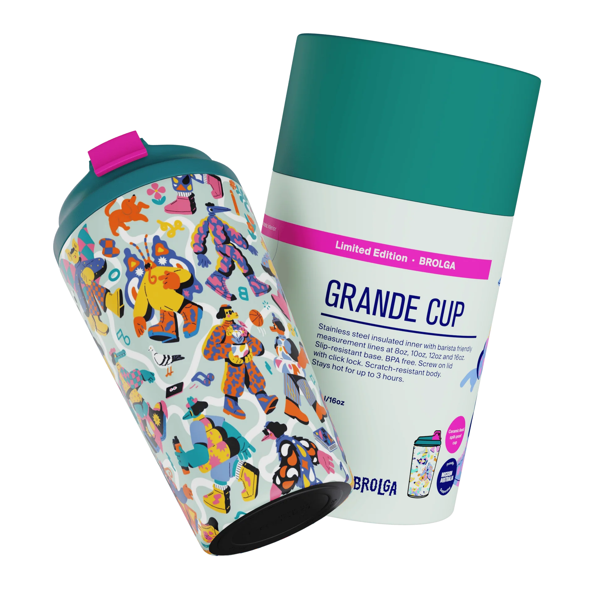 FRESSKO & BROLGA GRANDE cup 16oz