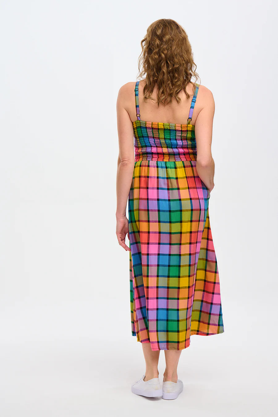 DENALI SHIRRED DRESS - SUGARHILL BRIGHTON - 0528-01