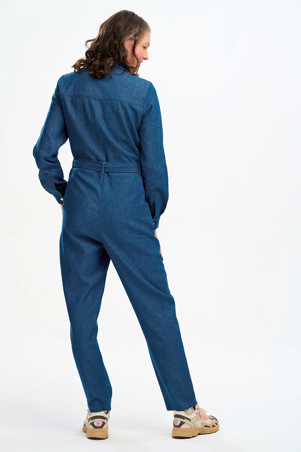 ANWEN denim juumpsuit - SUGARHILL BRIGHTON 0528-01