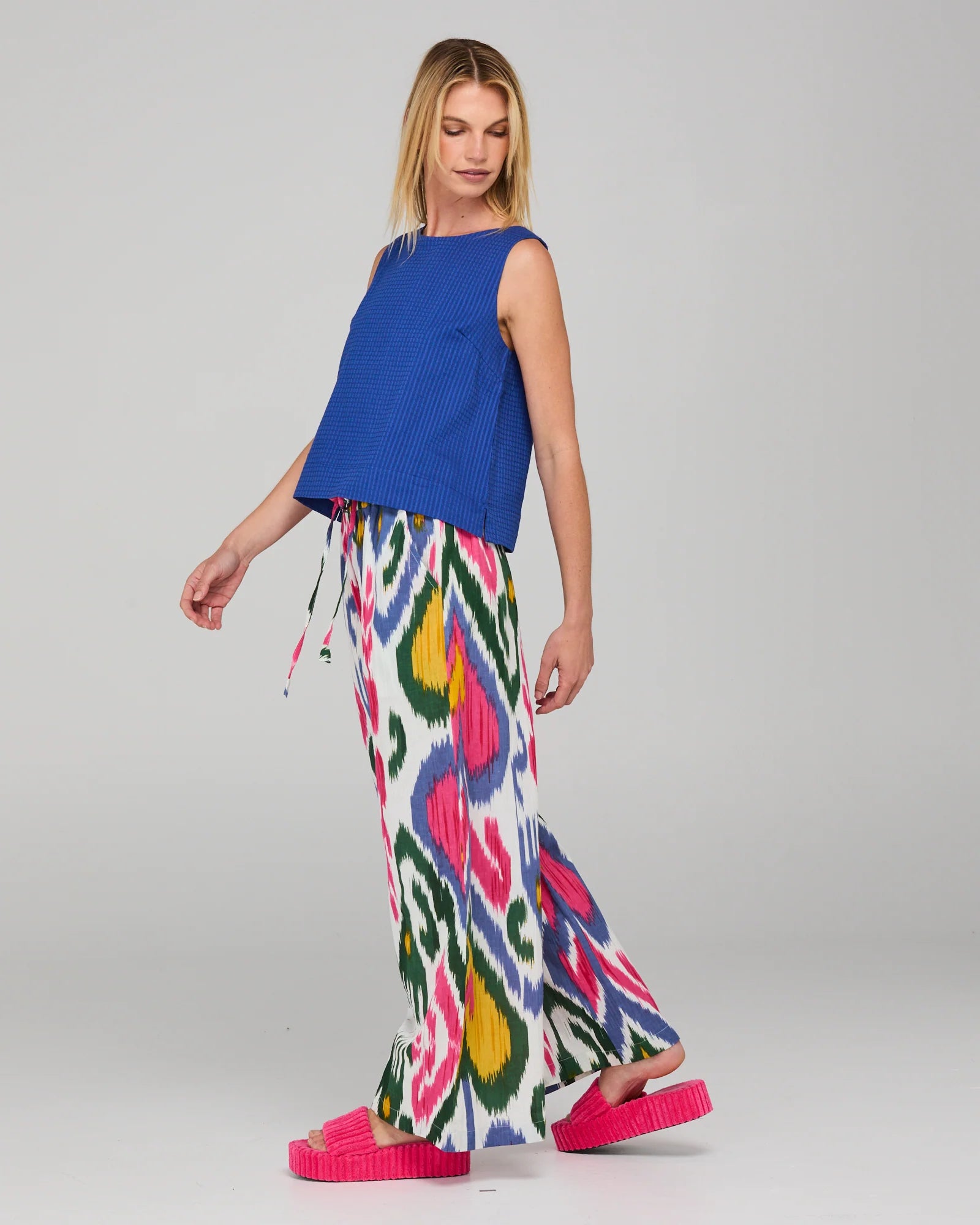 BOOM SHANKAR HARA TOP - BLU - SS26