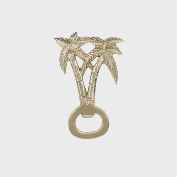 Tropic brass bottle opener