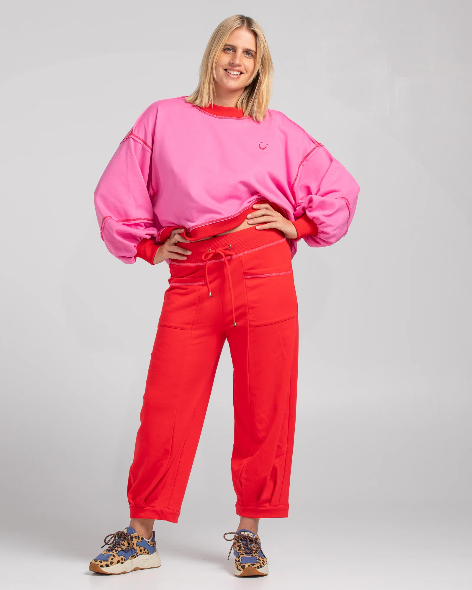 Guru Trak Pants - Red