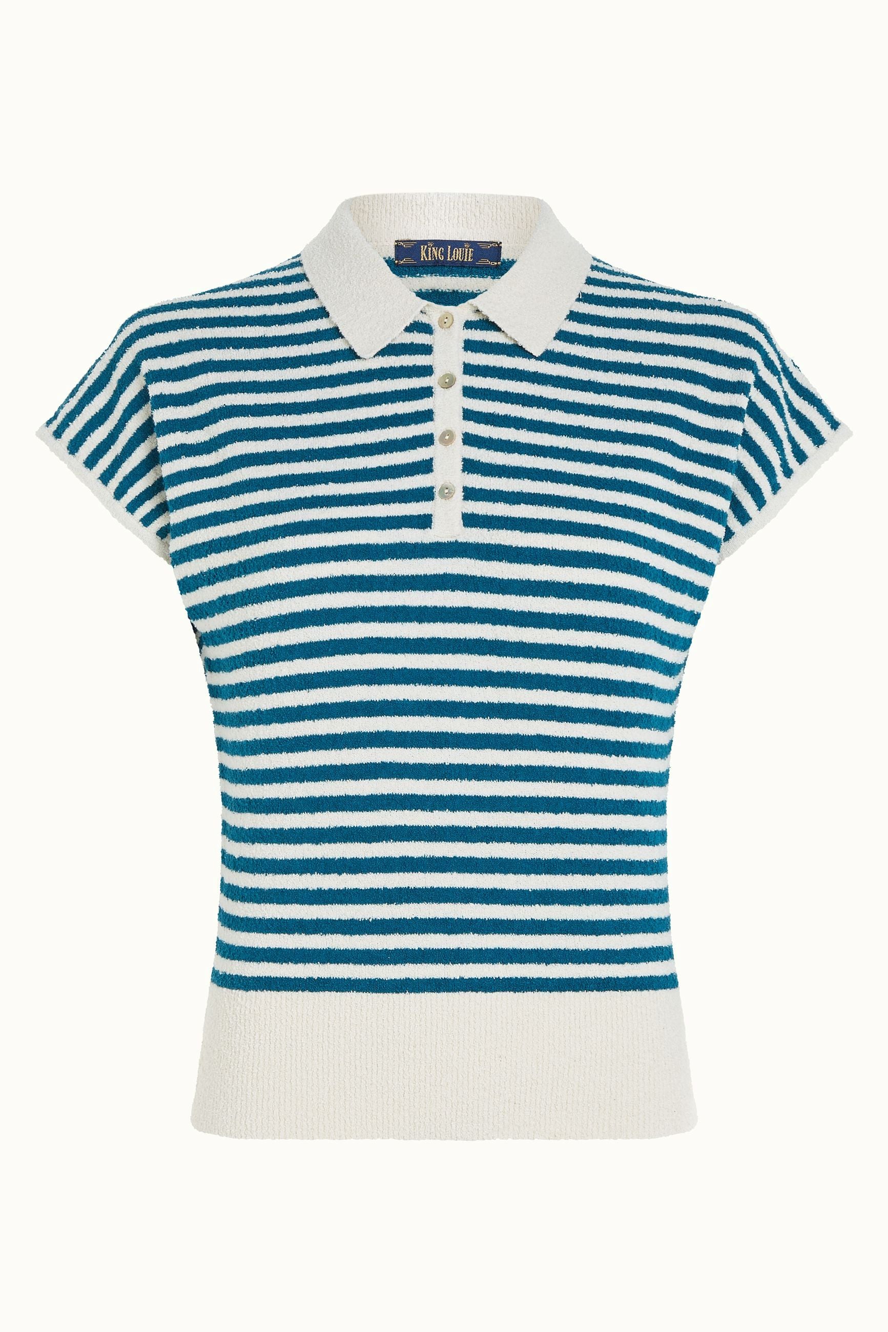 ANN POLO TOP DEE DEE - LAPIS BLUE - KING LOUIE - SS25