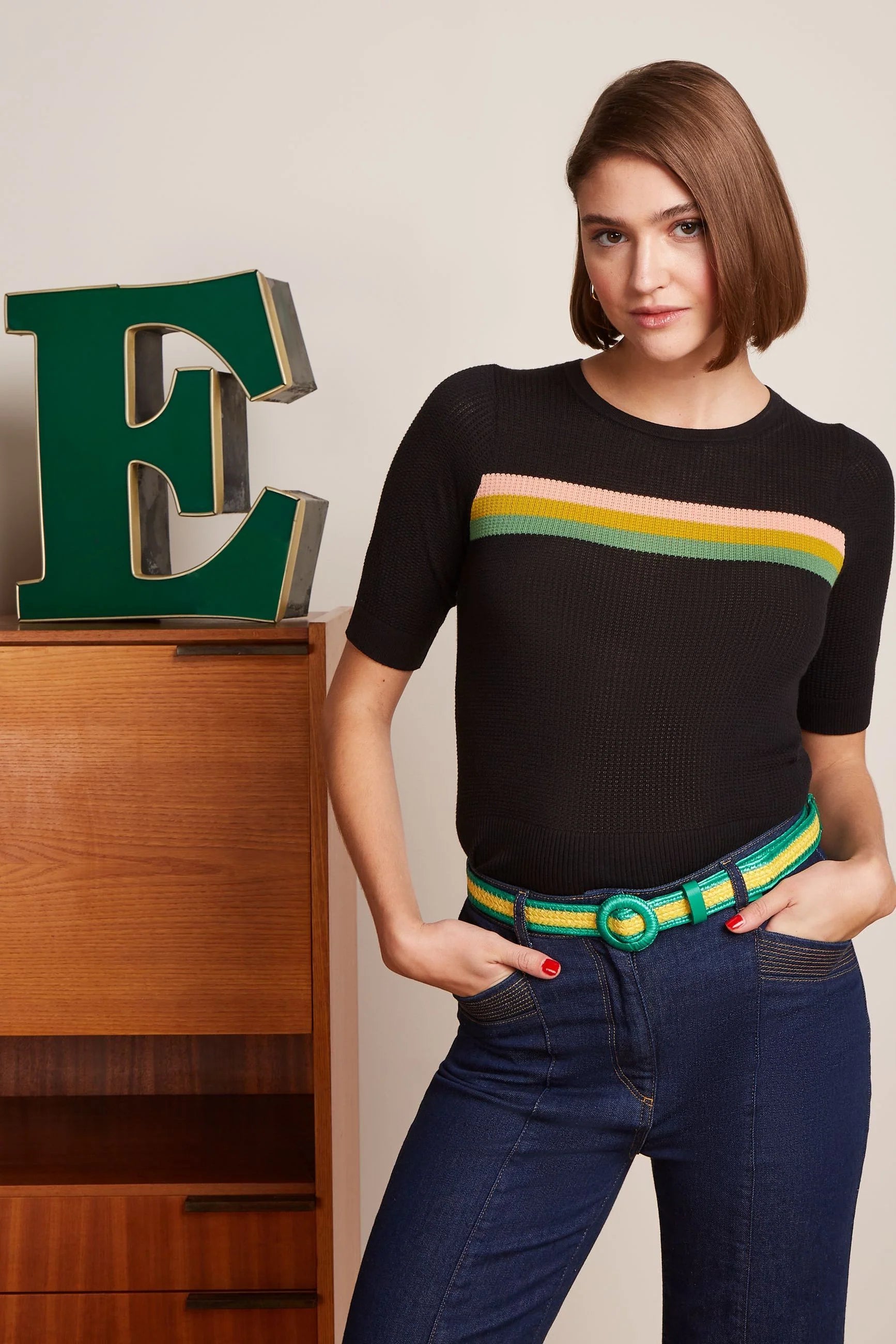 TWO TONE BELT - KING LOUIE