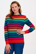 ASTRID JUMPER RAINBOW STRIPES - SUGARHILL BRIGHTON - AW25