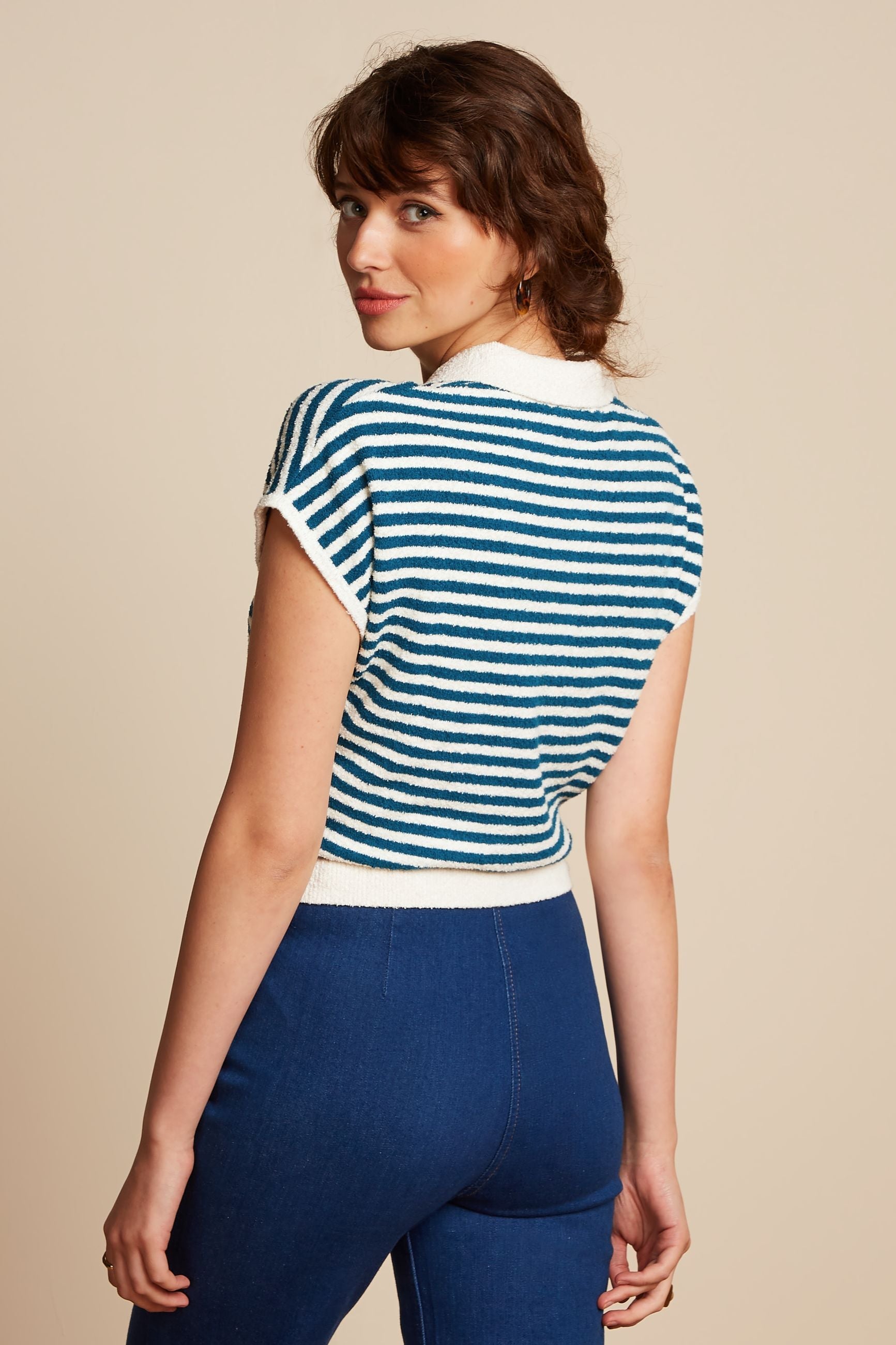 ANN POLO TOP DEE DEE - LAPIS BLUE - KING LOUIE - SS25