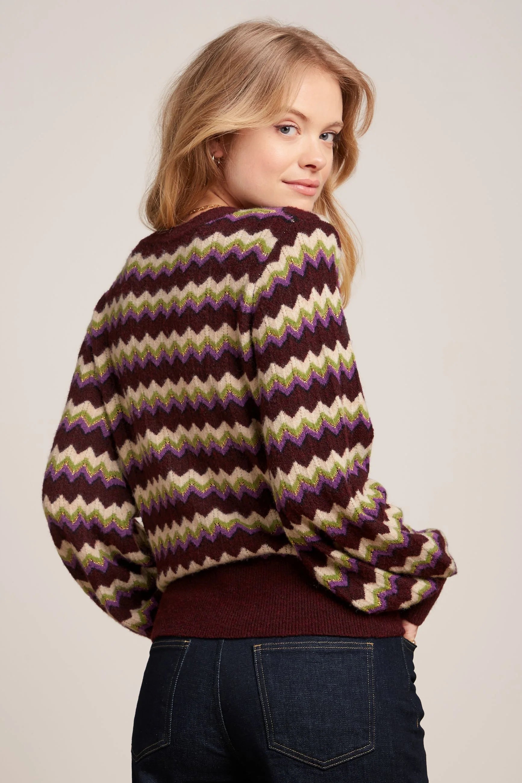 BELL SLEEVE SWEATER GLADYS - KING LOUIE - AW25