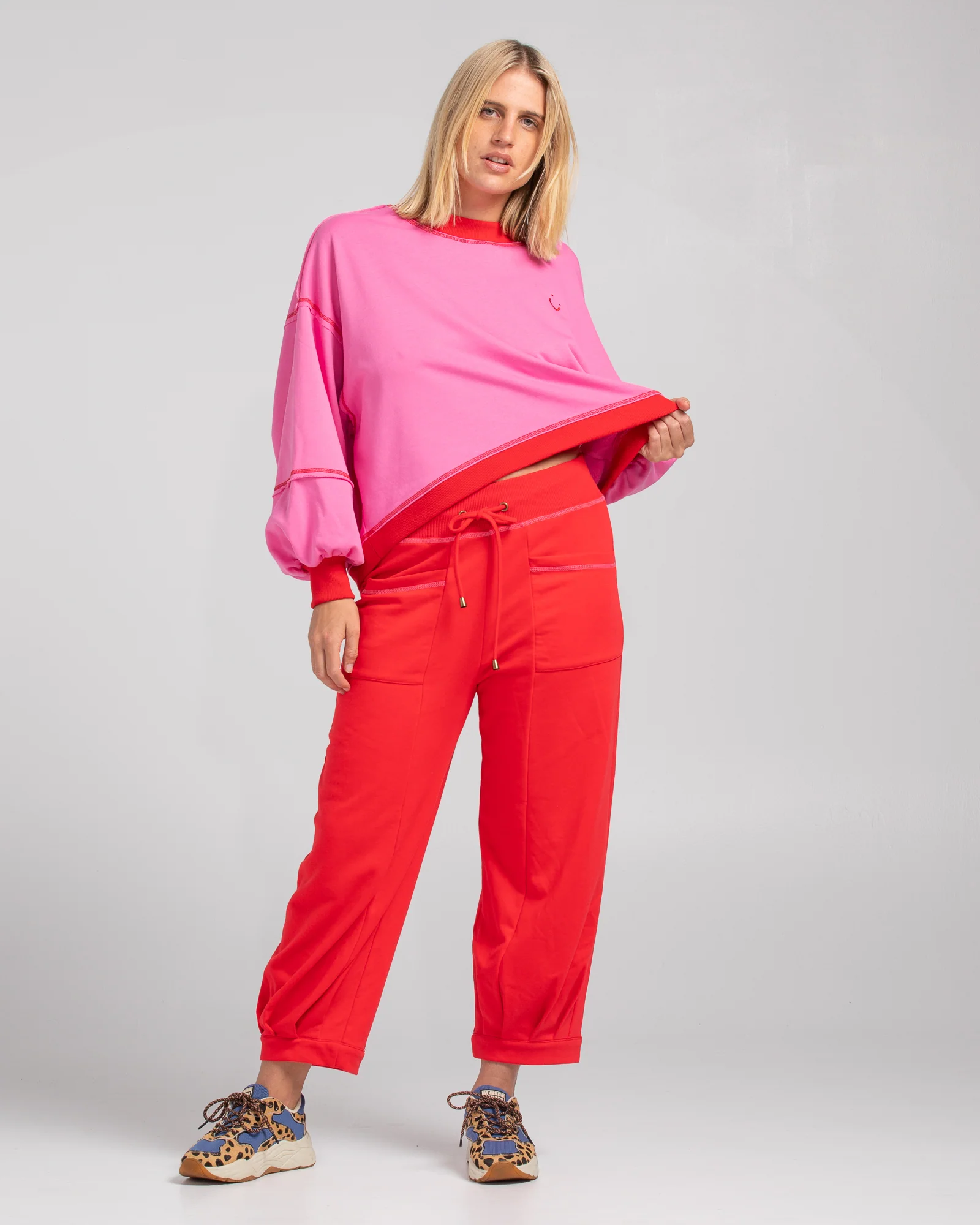 Guru Trak Pants - Red