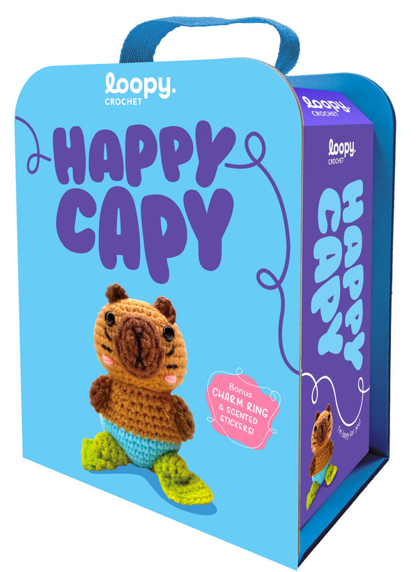 Loopy Crochet Book & Kit - Happy Capy
