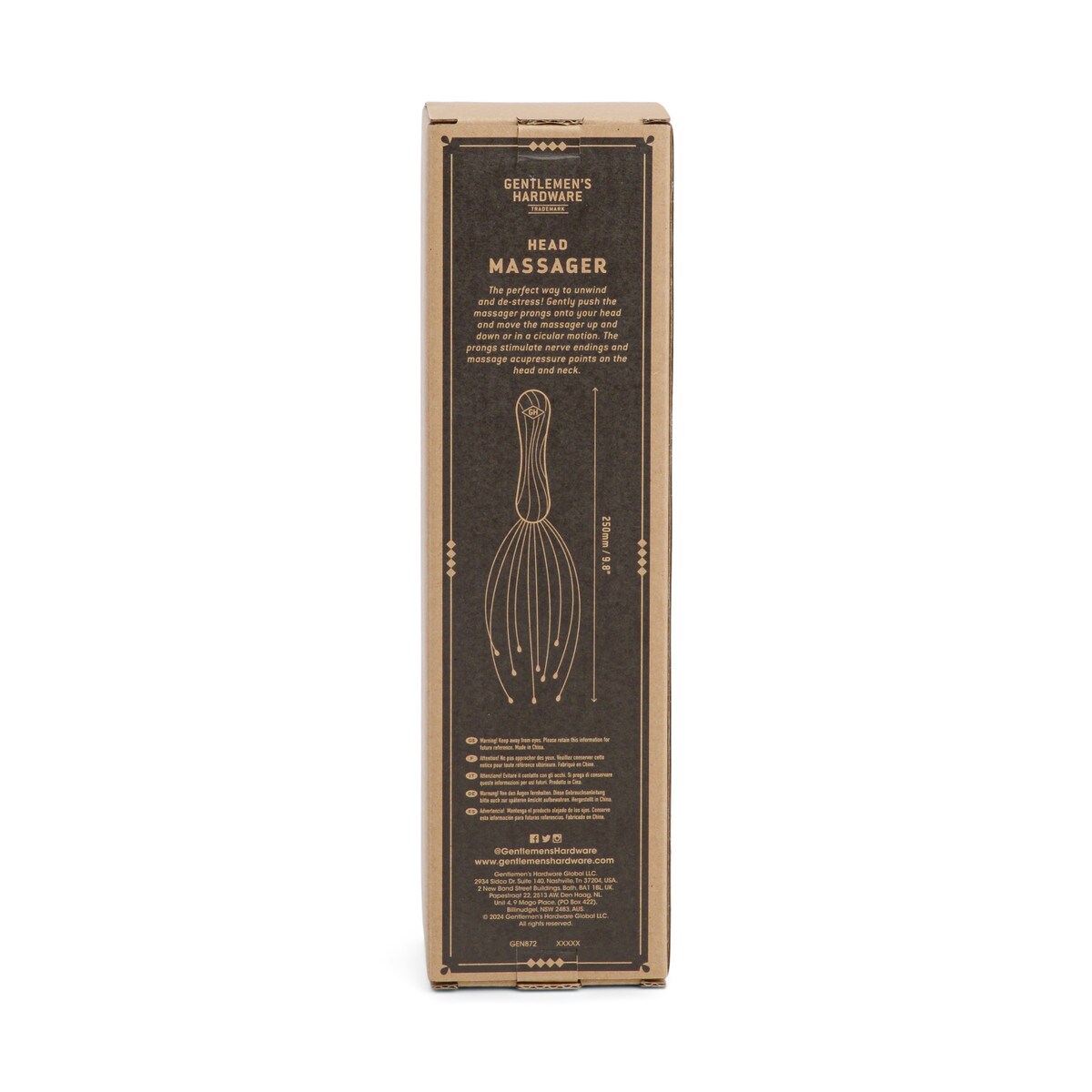 GENTLEMEN'S HARDWARE - HEAD MASSAGER