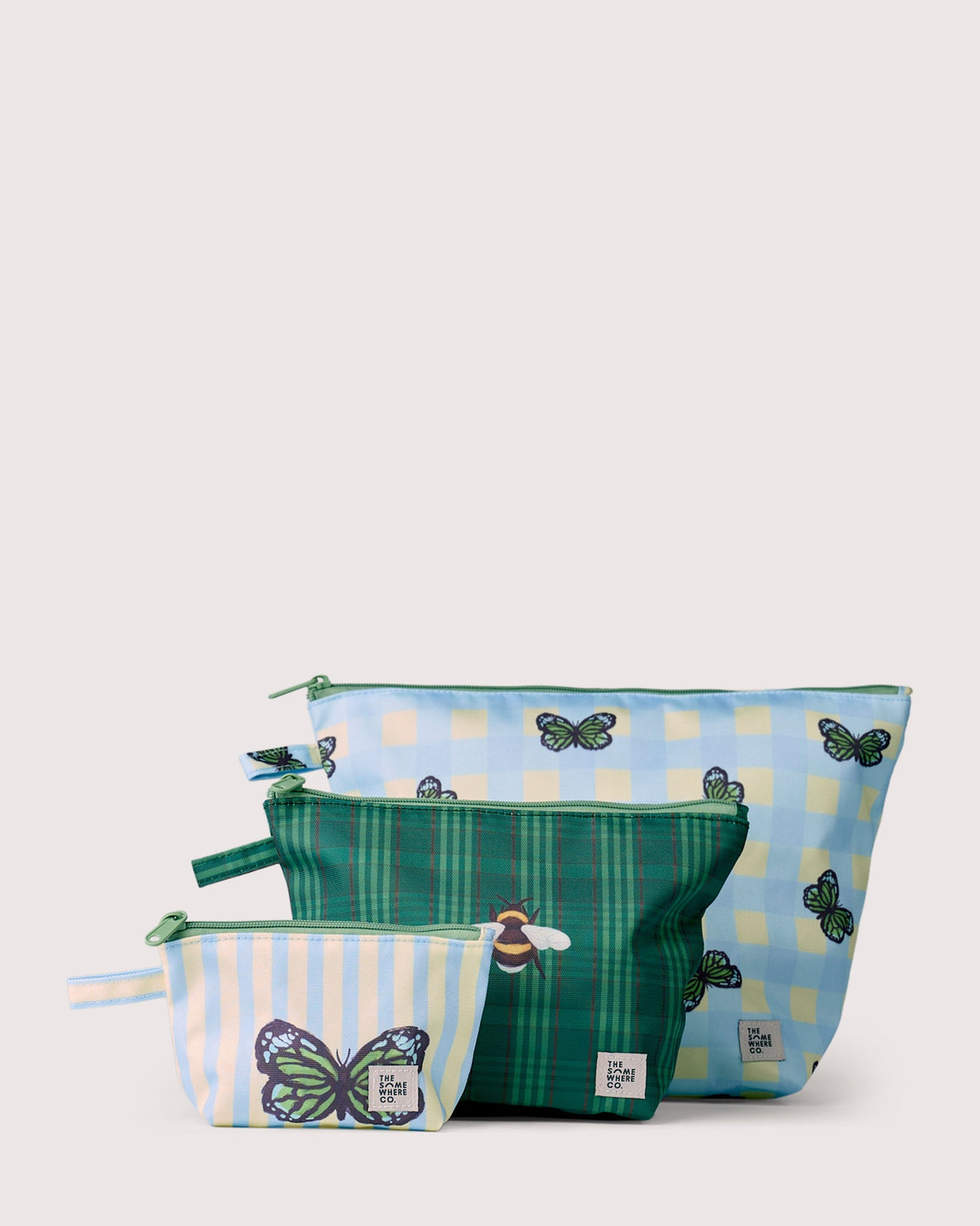 The Handy Trio Pouch Set in Wildling print