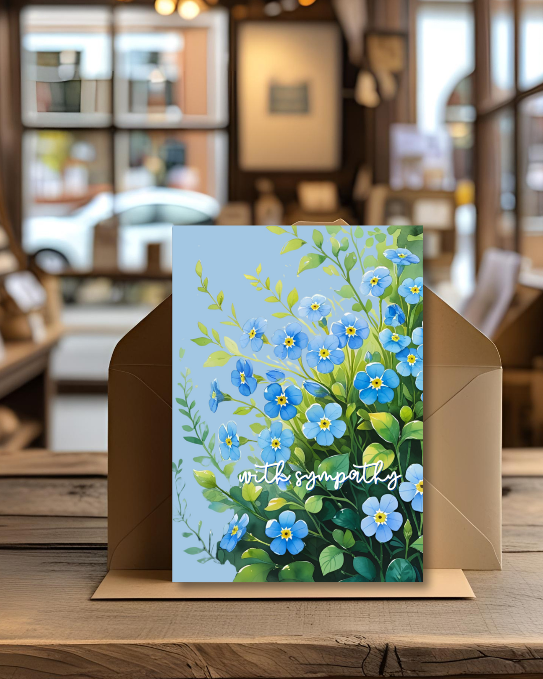 Bayside Treasures - WITH SYMPATHY CARD