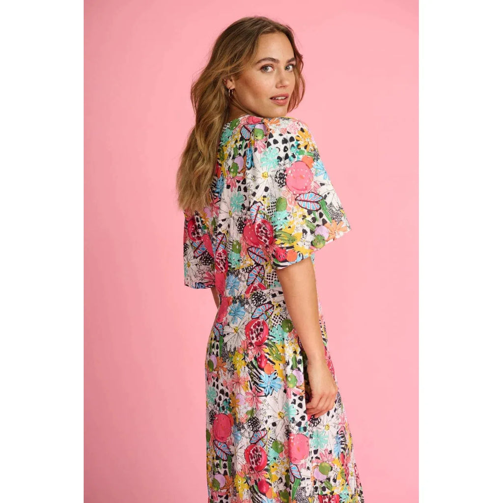 CHARLEY TROPICAL BOUQUET DRESS - POM AMSTERDAM - Hello Annie Parkdale