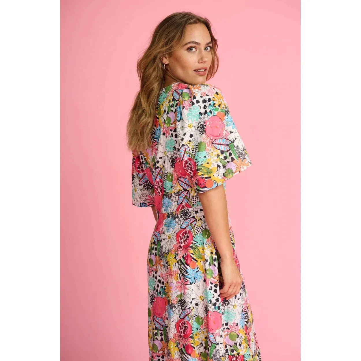 CHARLEY TROPICAL BOUQUET DRESS - POM AMSTERDAM - Hello Annie Parkdale