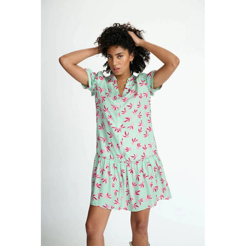 EVE FLY AWAY GREEN MINI DRESS - POM AMSTERDAM - Hello Annie Parkdale