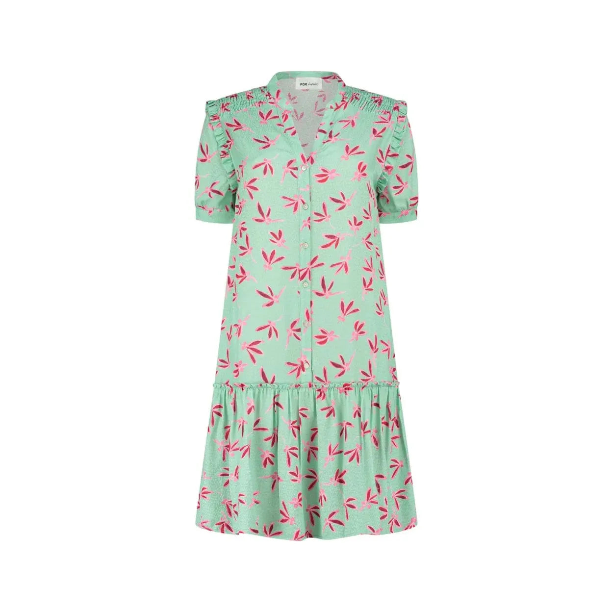 EVE FLY AWAY GREEN MINI DRESS - POM AMSTERDAM - Hello Annie Parkdale