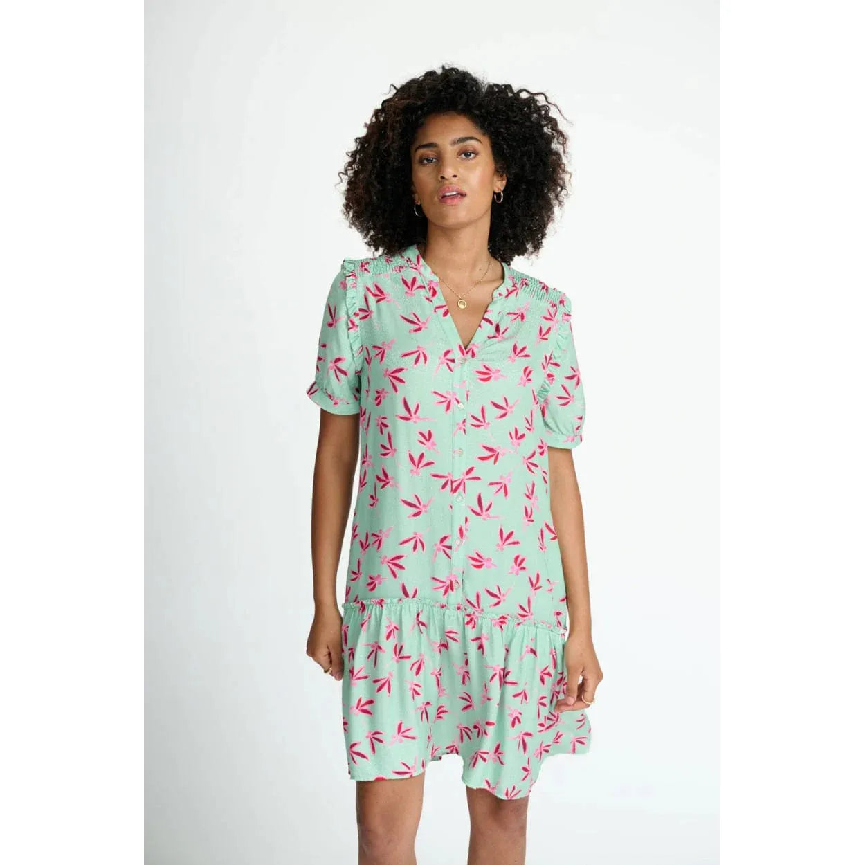 EVE FLY AWAY GREEN MINI DRESS - POM AMSTERDAM - Hello Annie Parkdale