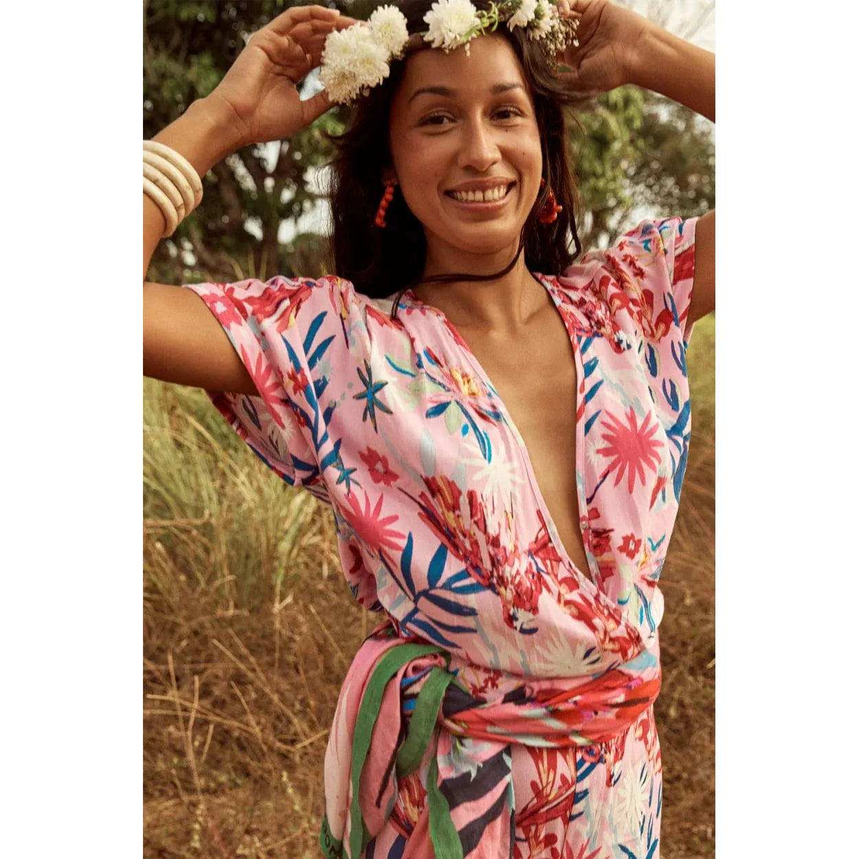 BOTANICAL PINK JUMPSUIT  - POM AMSTERDAM - Hello Annie Parkdale