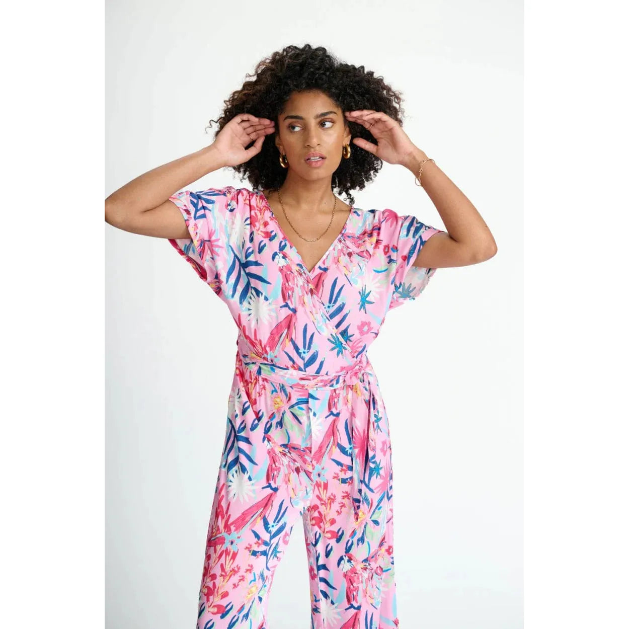 BOTANICAL PINK JUMPSUIT  - POM AMSTERDAM - Hello Annie Parkdale