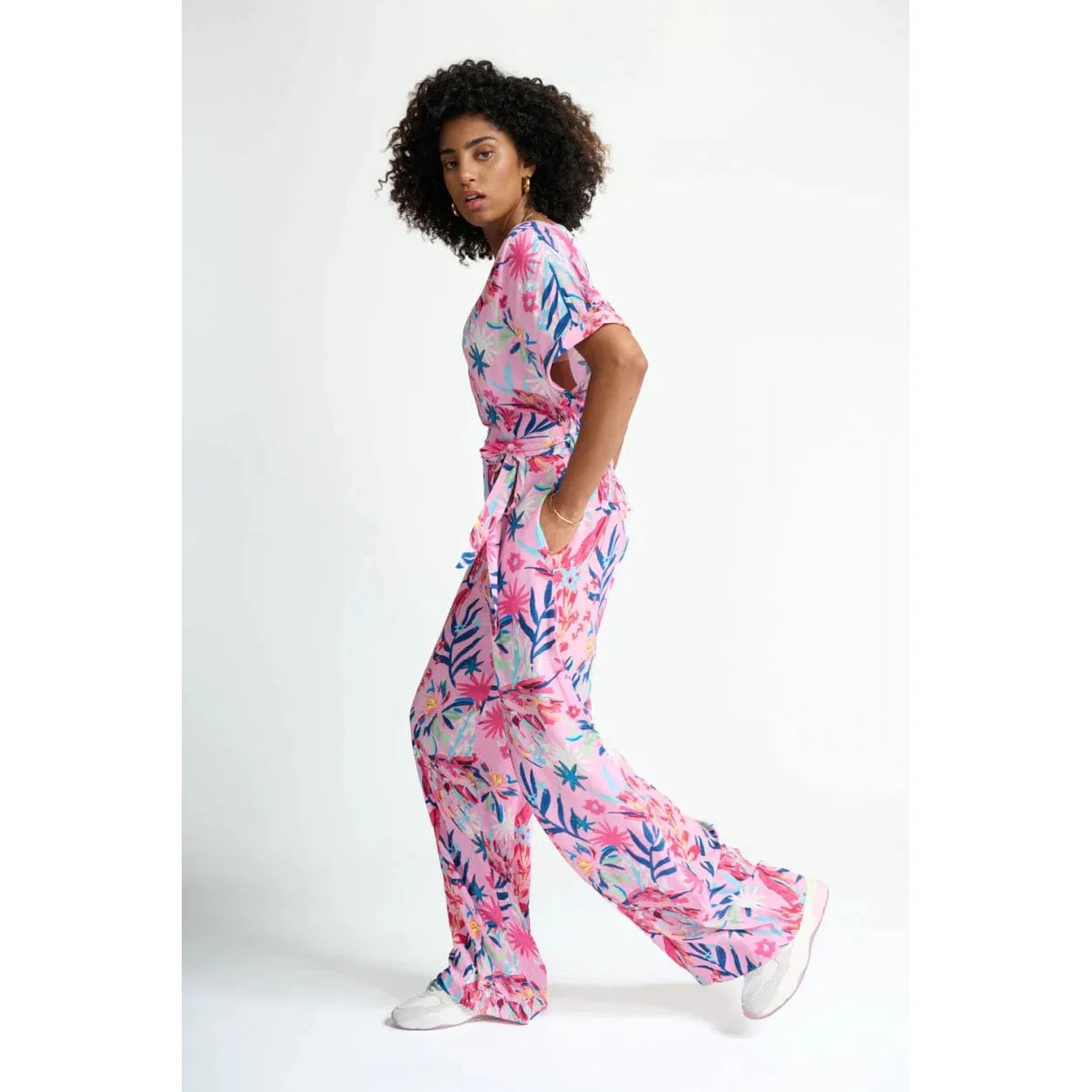 BOTANICAL PINK JUMPSUIT  - POM AMSTERDAM - Hello Annie Parkdale