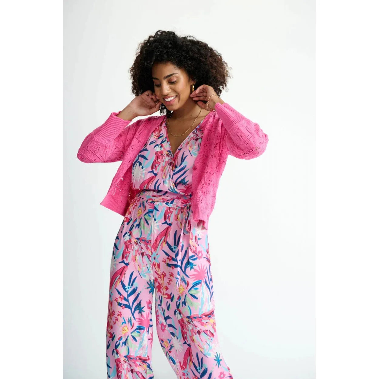 BOTANICAL PINK JUMPSUIT  - POM AMSTERDAM - Hello Annie Parkdale