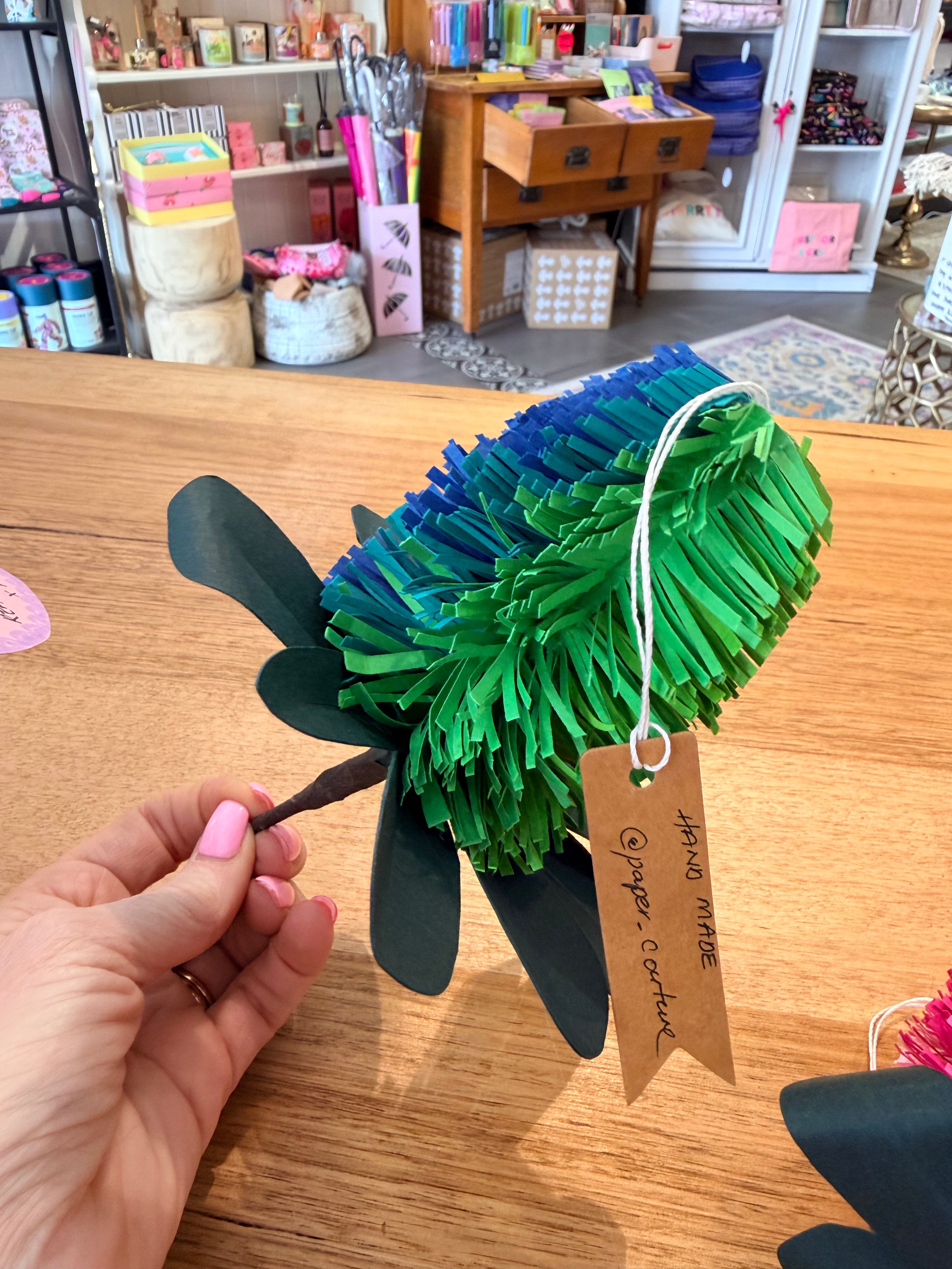 Handmade Paper Banksia Ornament