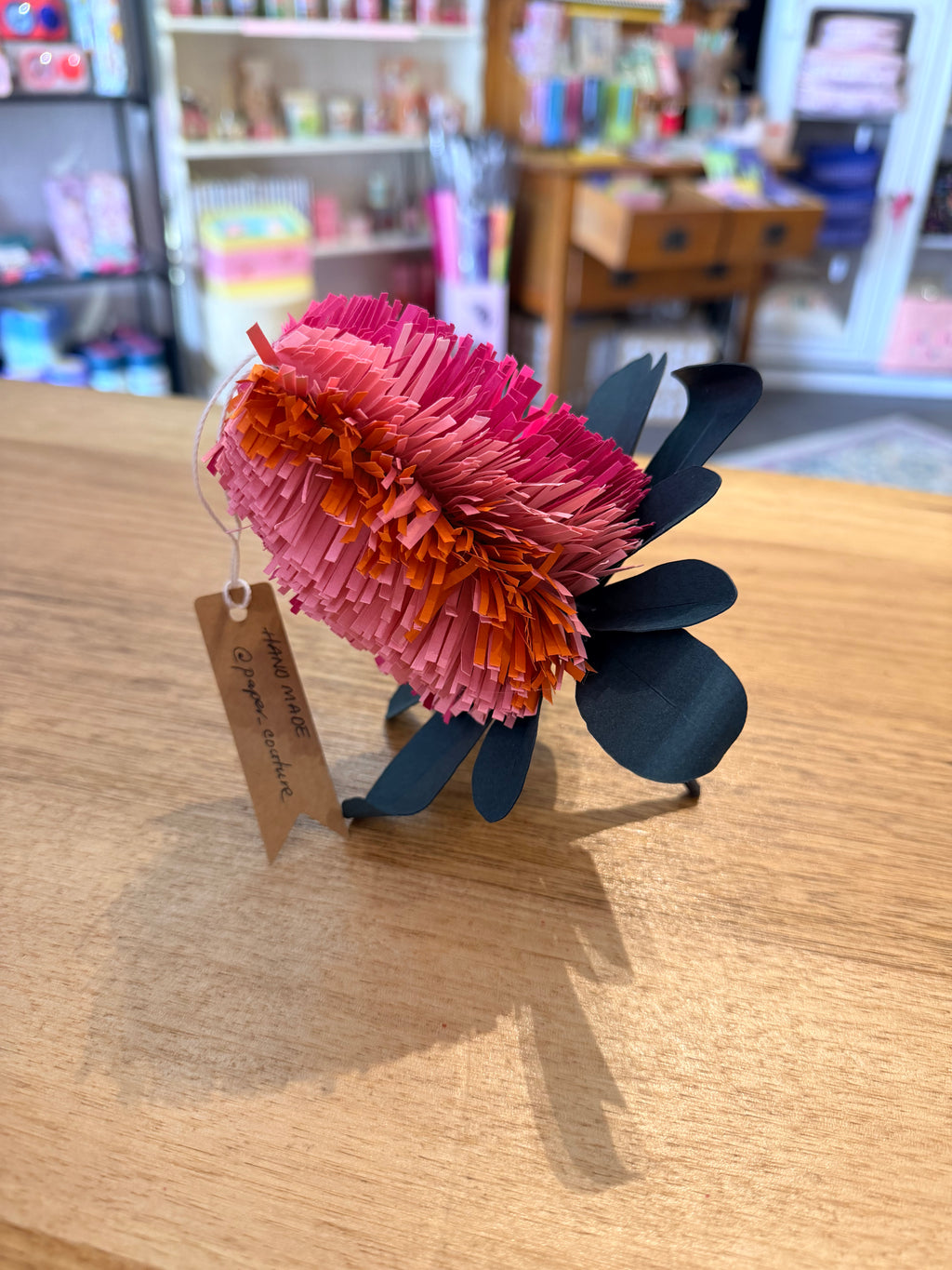 Handmade Paper Banksia Ornament