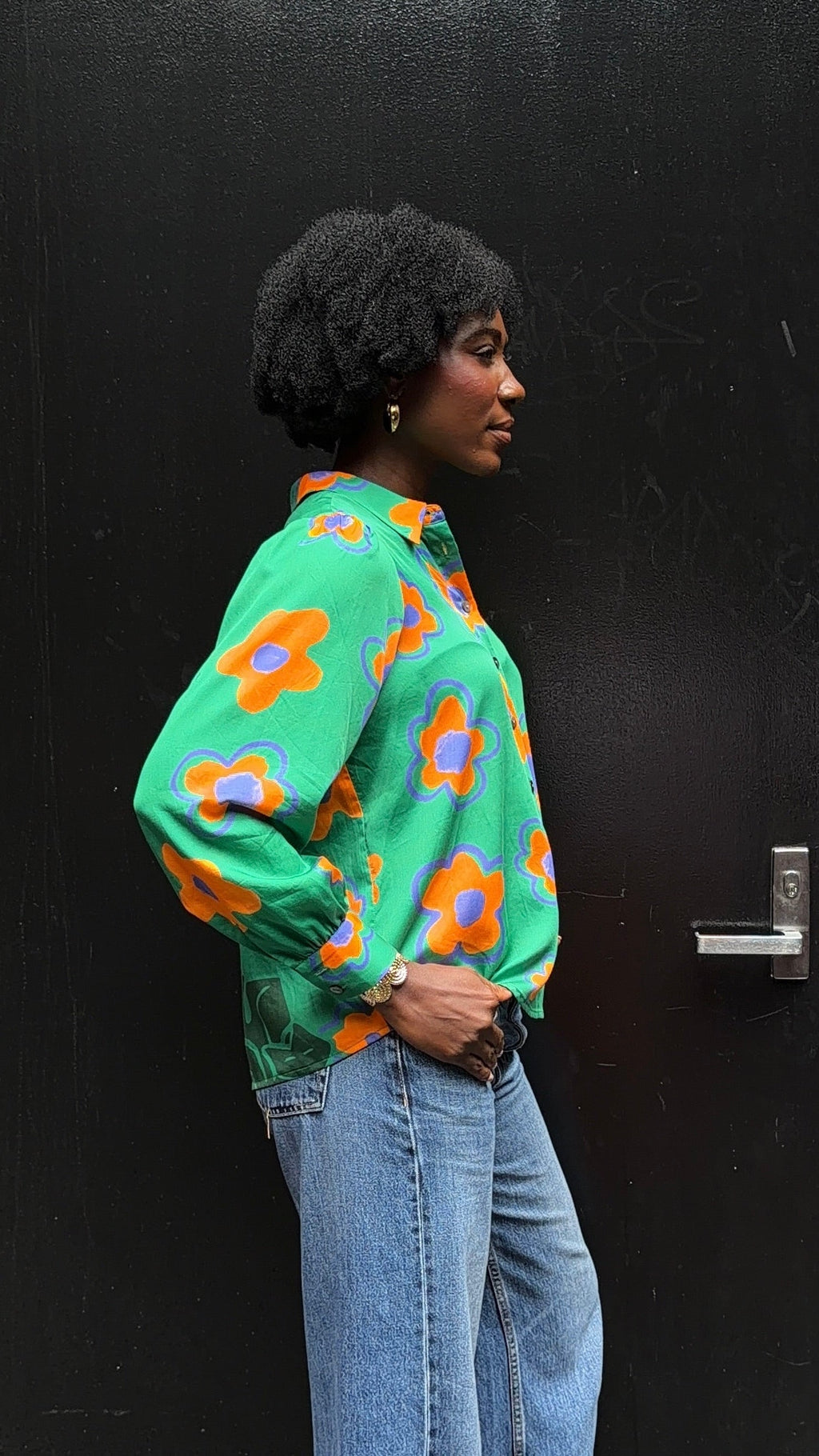 Alex Shirt in Floral Zebra