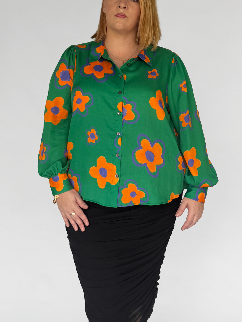 Alex Shirt in Floral Zebra
