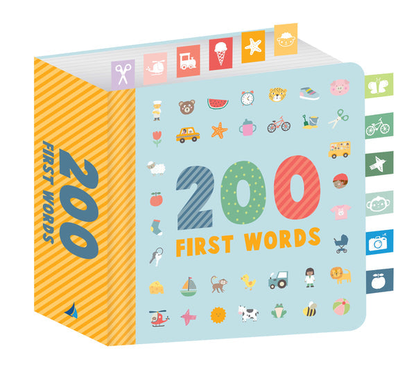 Chunky Ribbon Tabbed Board Book - First 200 Words