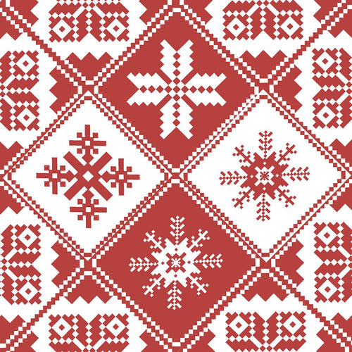PAPER+DESIGN LUNCHEON NAPKINS - TRADITIONS RED