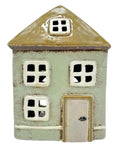 Light Green Cottage Tealight Holder