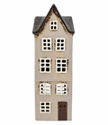 Tall Village House Tealight Holder