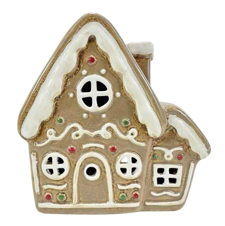 Double Gingerbread House Tealight Holder