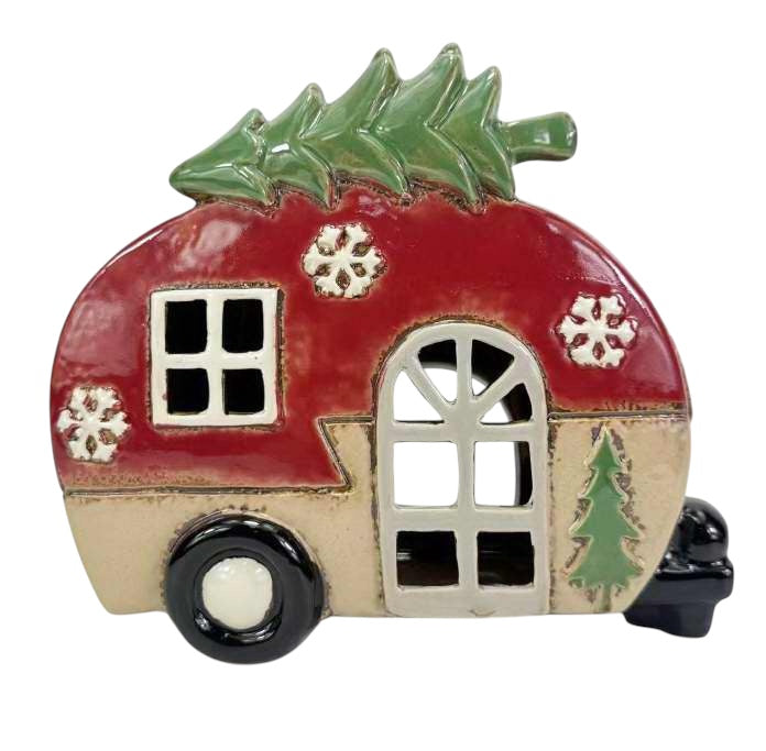 Christmas Caravan Tealight Holder