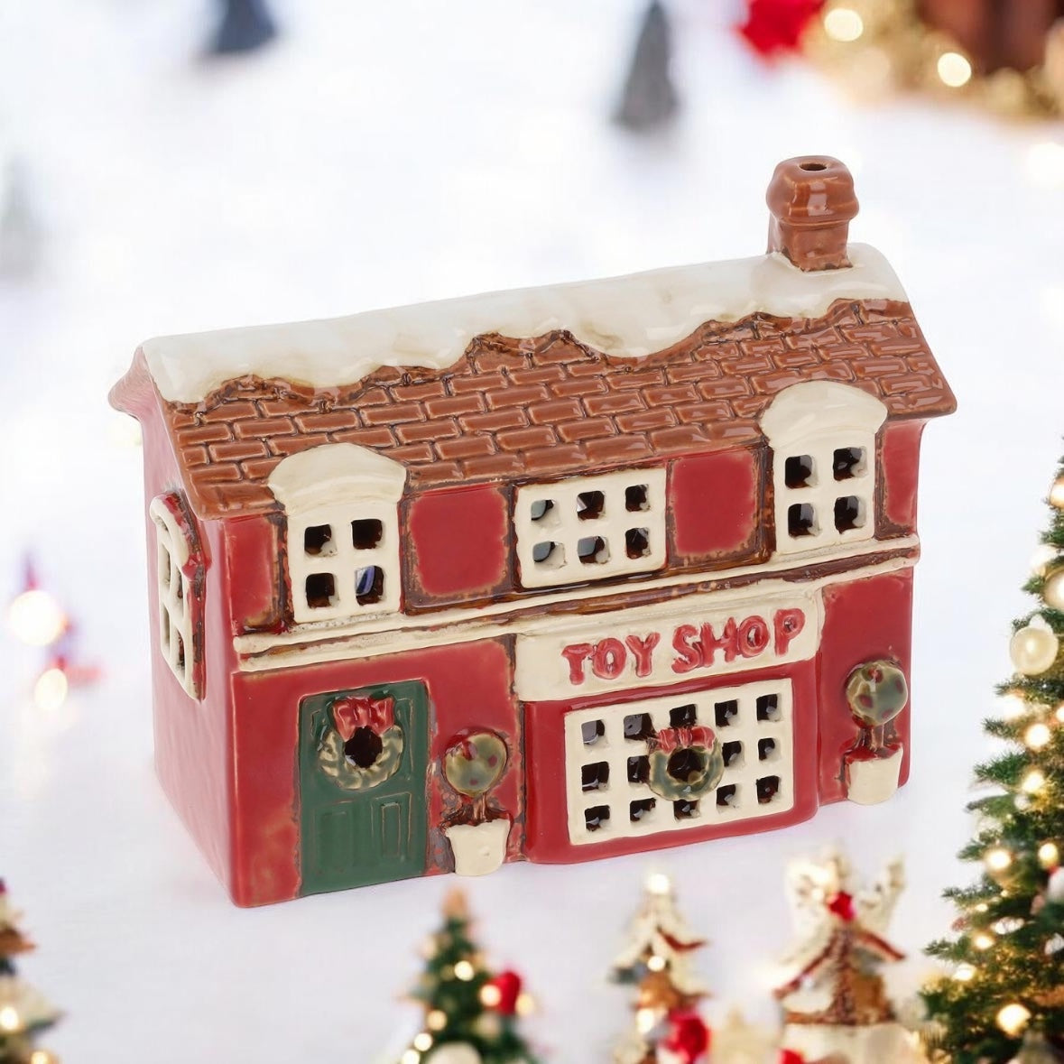 Christmas Toy Shop Tealight Holder view 2